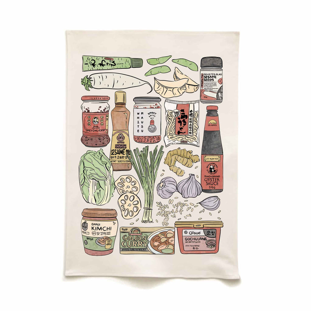 East Asian Ingredients Organic Cotton Tea Towel