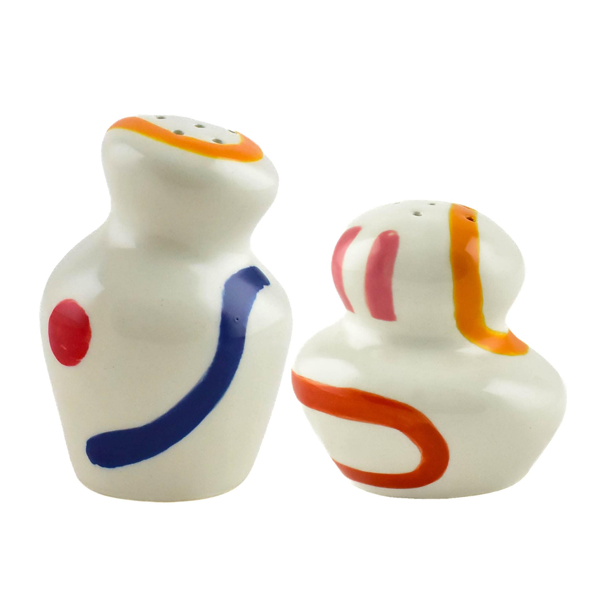 Que Rico Abstract Laura Salt & Pepper Shakers