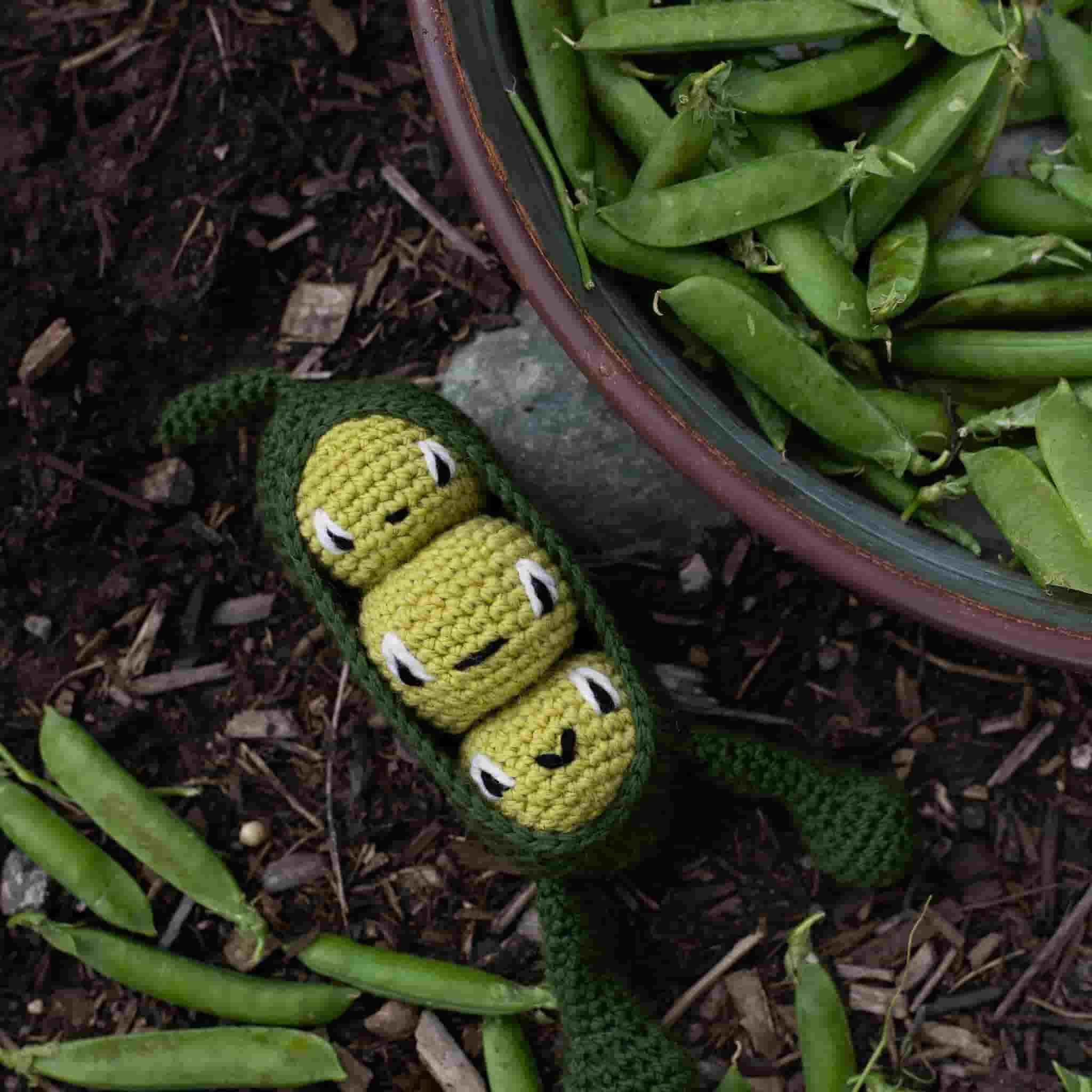 Make Your Own Peas in a Pod Crochet Kit