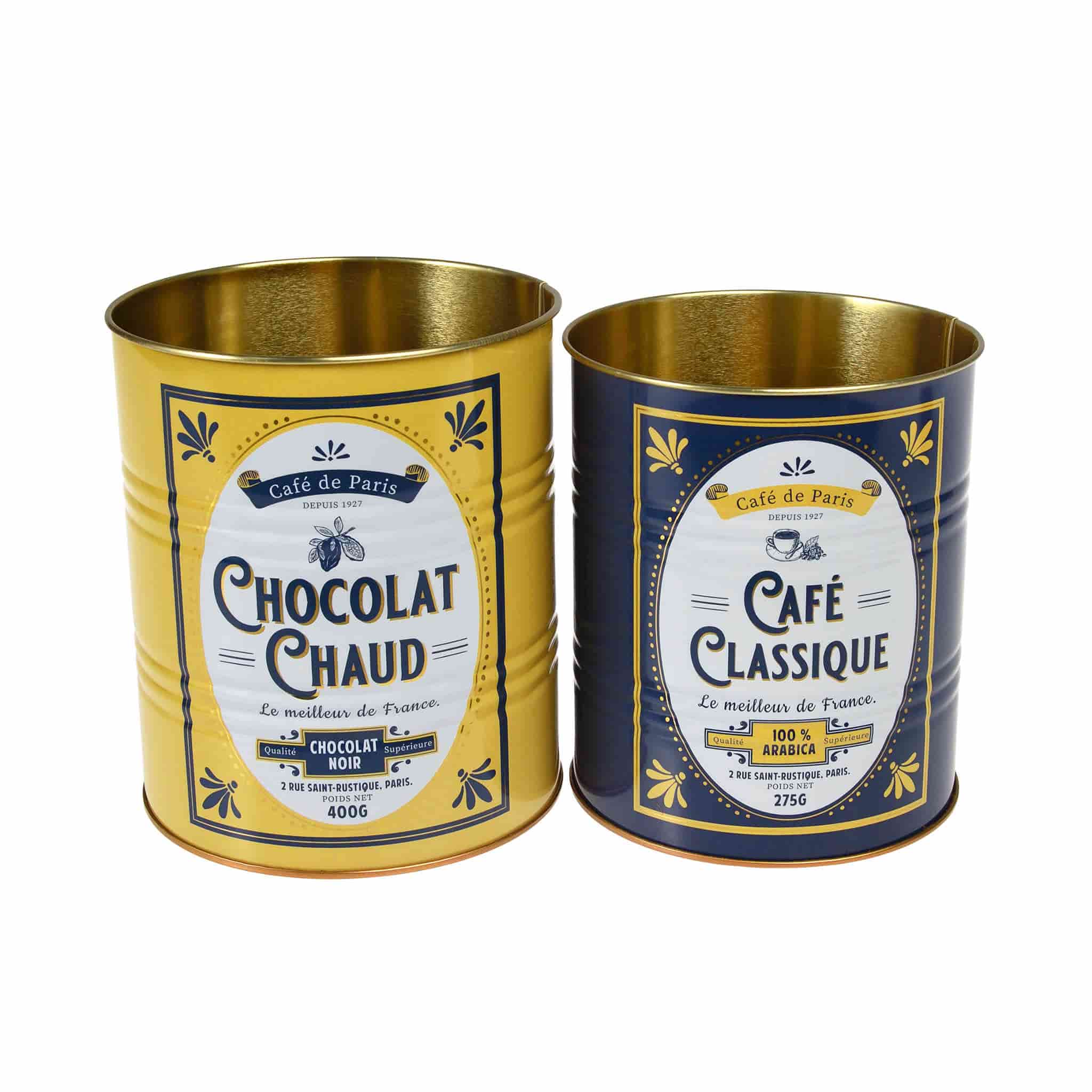 Set of 2 Café de Paris Utensil Jars