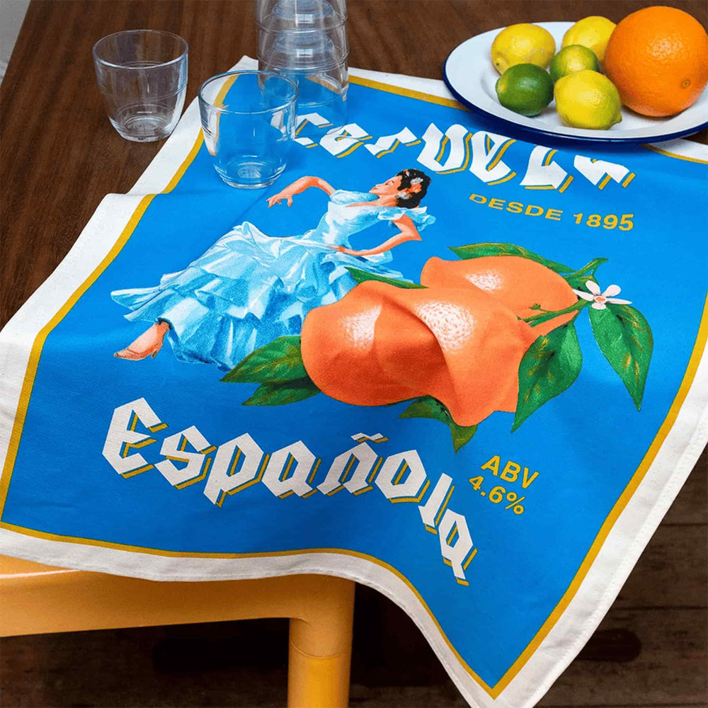 Vintage Inspired Espanola Tea Towel