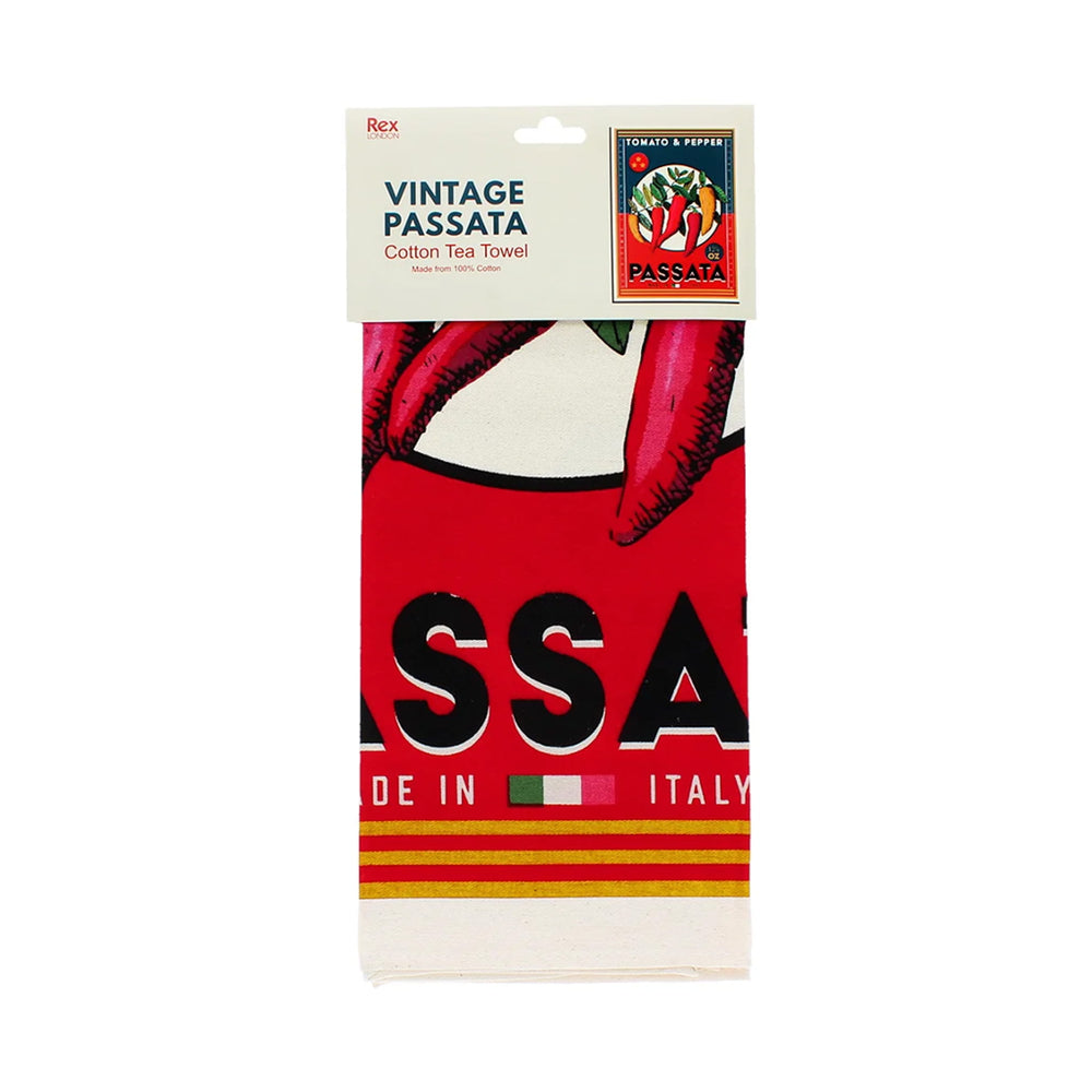 Vintage Inspired Passata Tea Towel