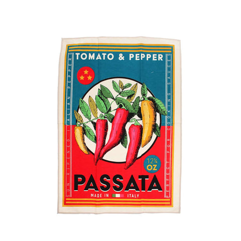 Vintage Inspired Passata Tea Towel