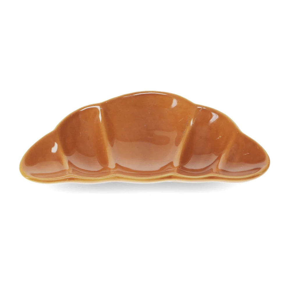 Ceramic Croissant Trinket Dish
