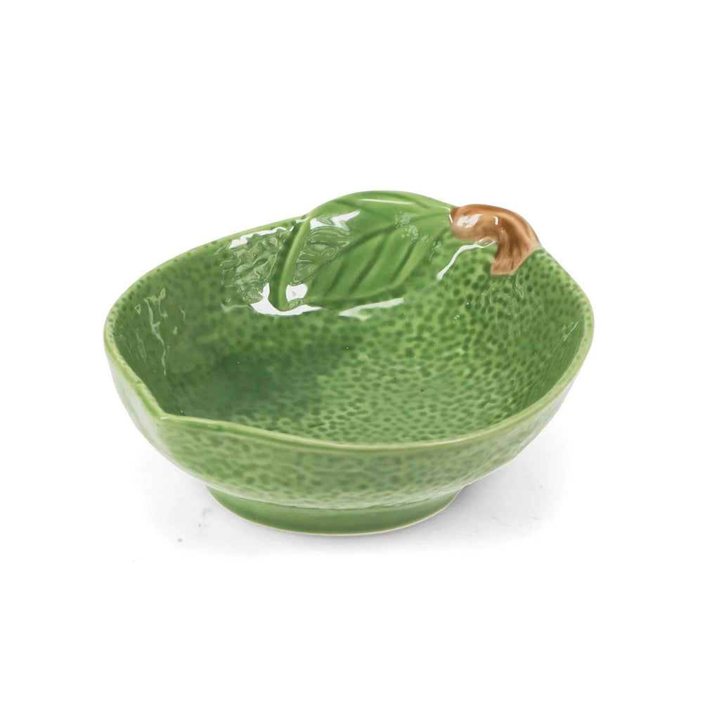 Lime Stoneware Fruit Bowl, 15cm