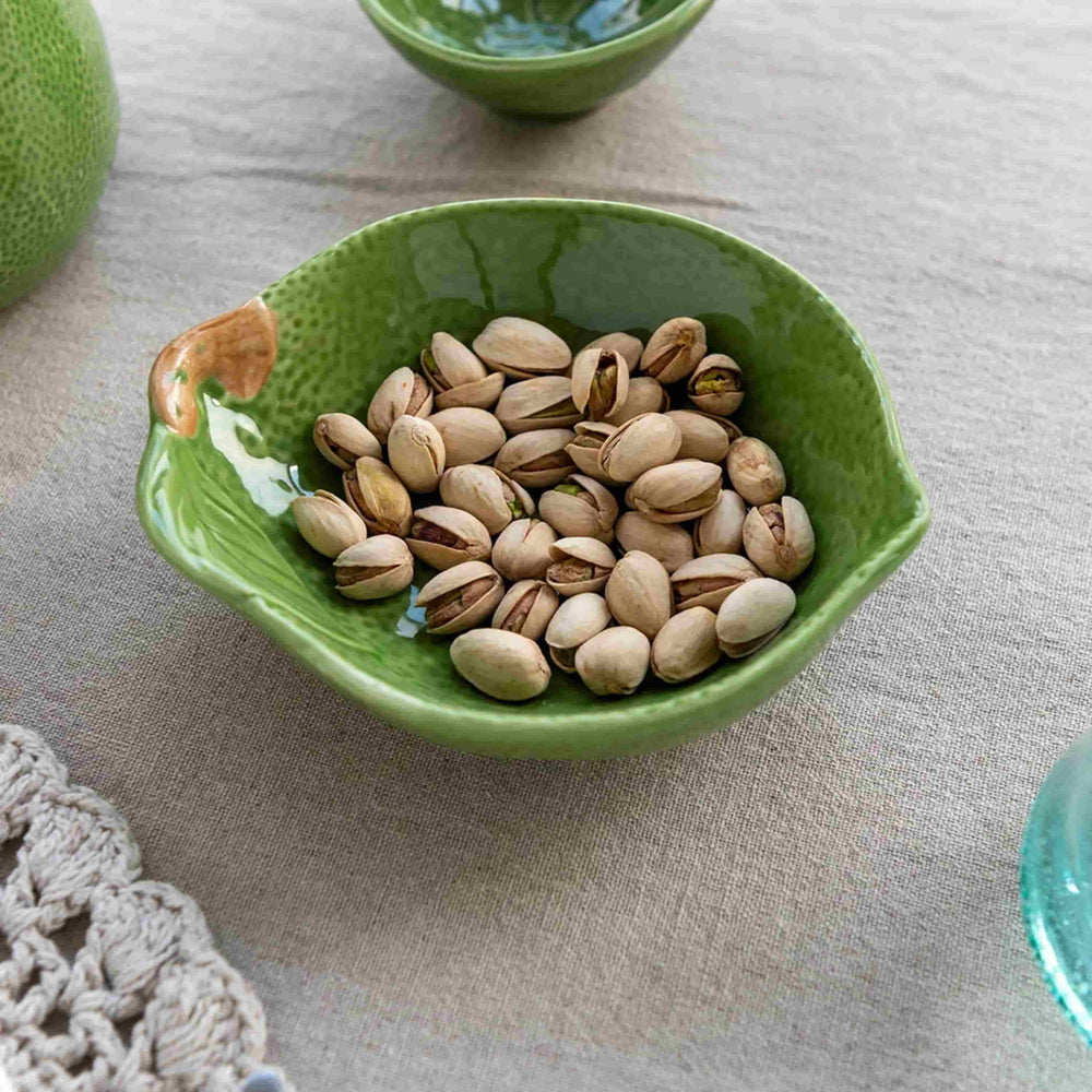 Lime Stoneware Fruit Bowl, 15cm