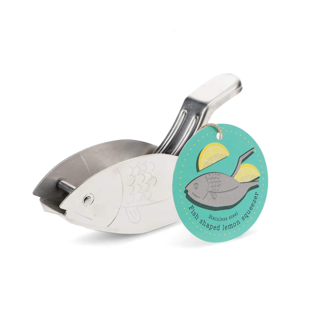 Fish Stainless Steel Lemon Wedge Squeezer