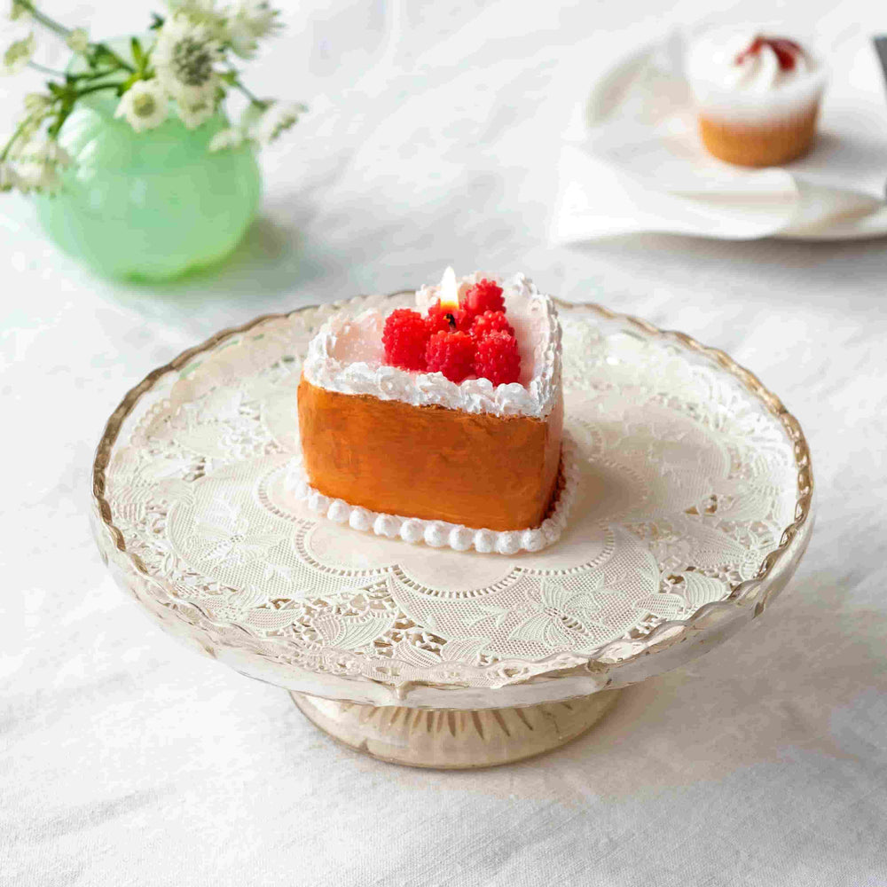 Heart Cake Sweet Treat Candle