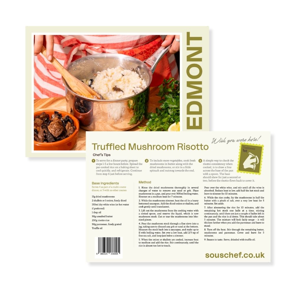 Truffle Risotto Packet Deluxe Truffled Risotto Kit | Buy Online | Sous Chef UK