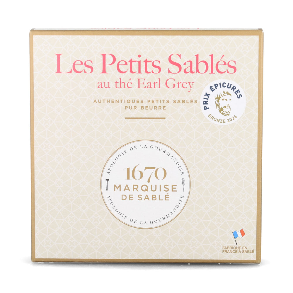 La Sablesienne Sable Biscuits with Earl Grey Tea, 100g