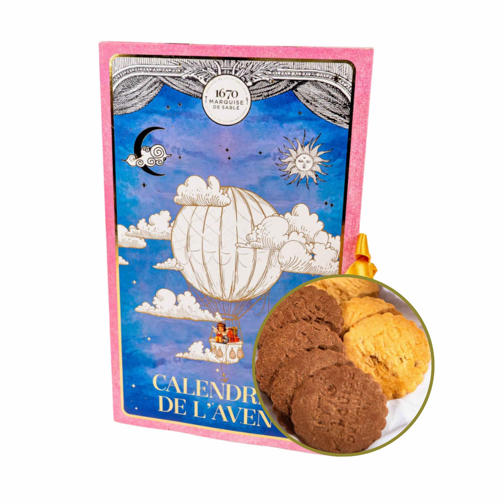 1670 Marquise de Sable French Butter Biscuit Advent Calendar, 450g