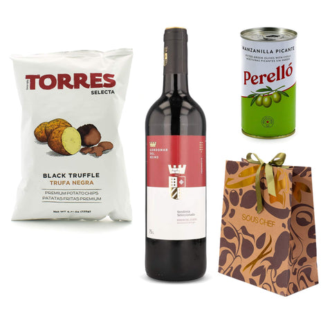 Sous Chef 'Tapas Night' Wine Gift Set