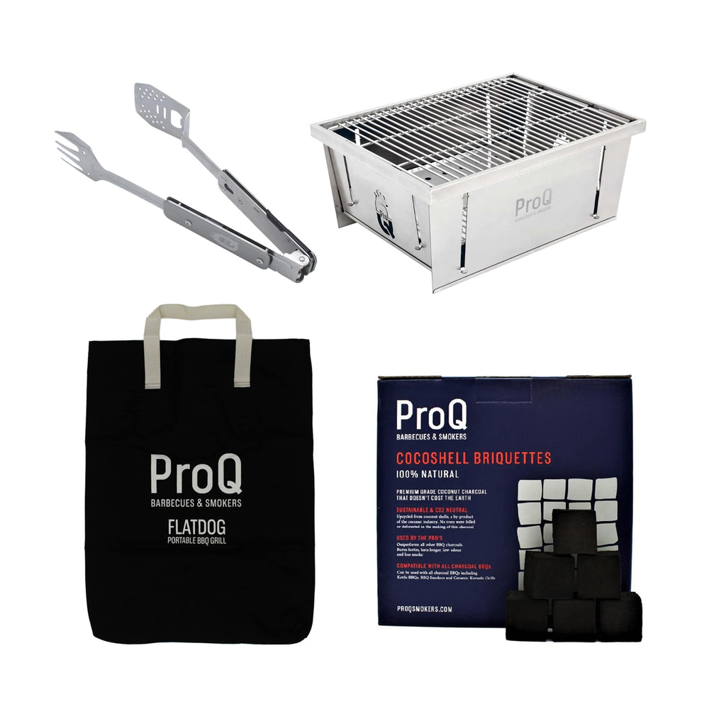 ProQ FlatDog Portable BBQ Bundle