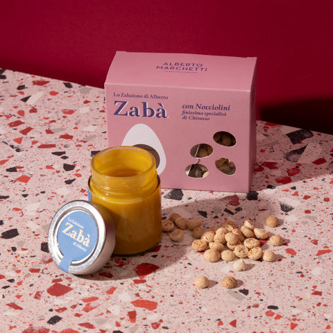 Zaba Traditional Italian Zabaione with Marsala & Nocciolini, 190g