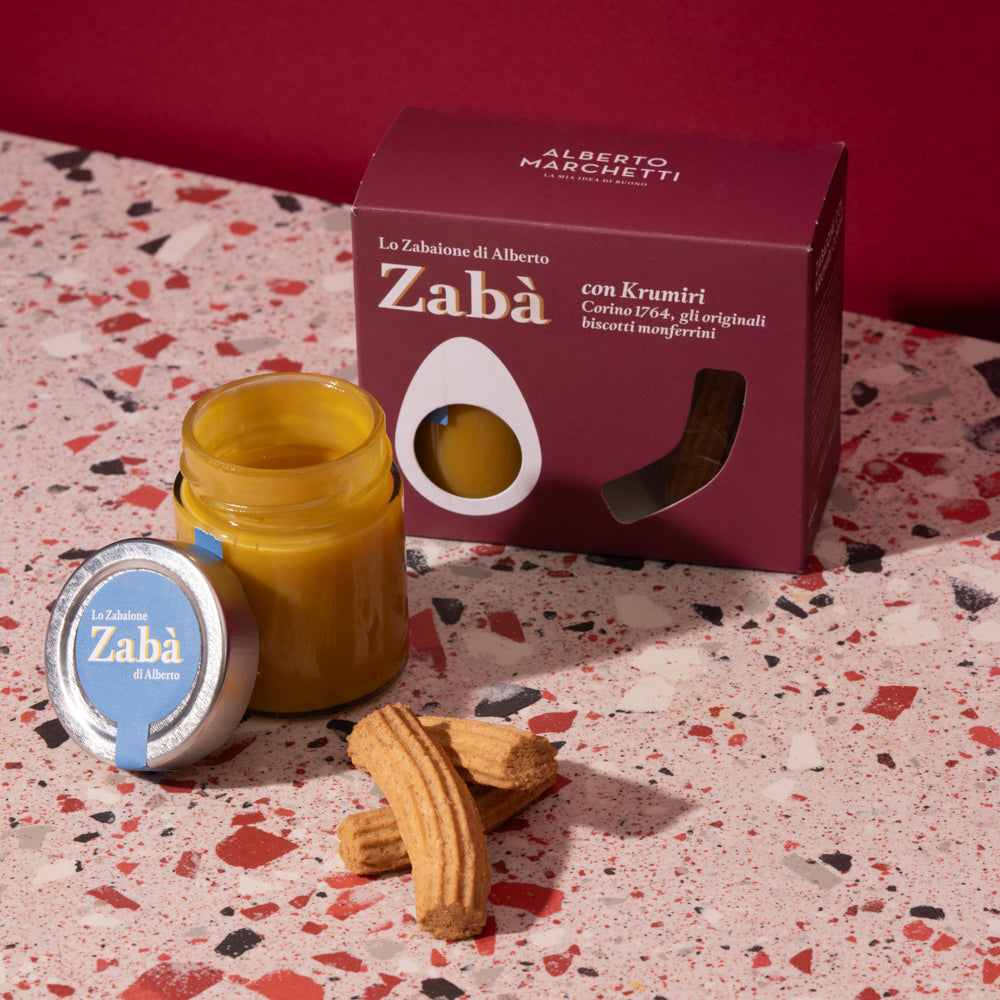 Zaba Traditional Italian Zabaione with Marsala & Krumiri, 190g