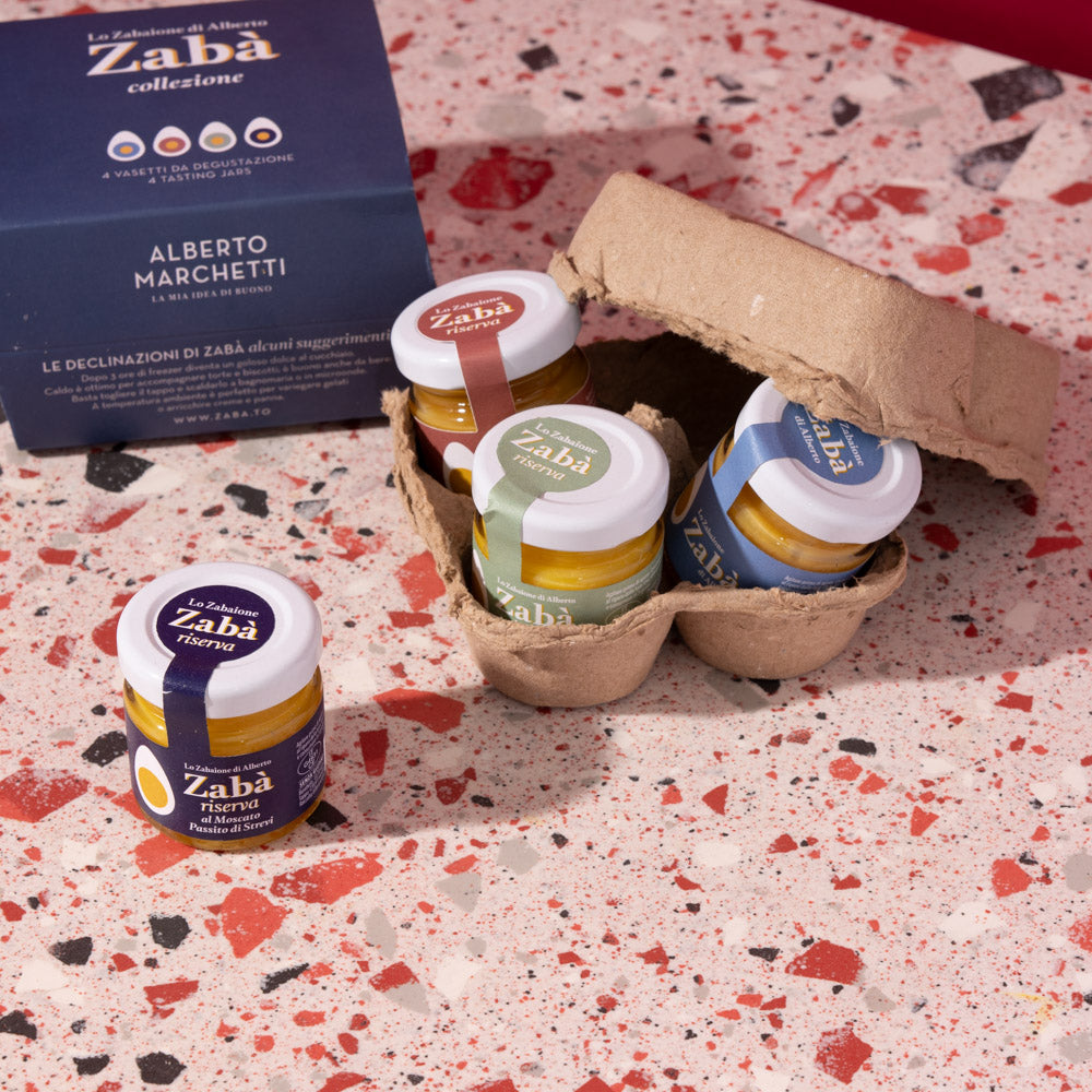 Zaba Italian Zabaione Mini Gift Selection in Egg Carton, 4 x 40g