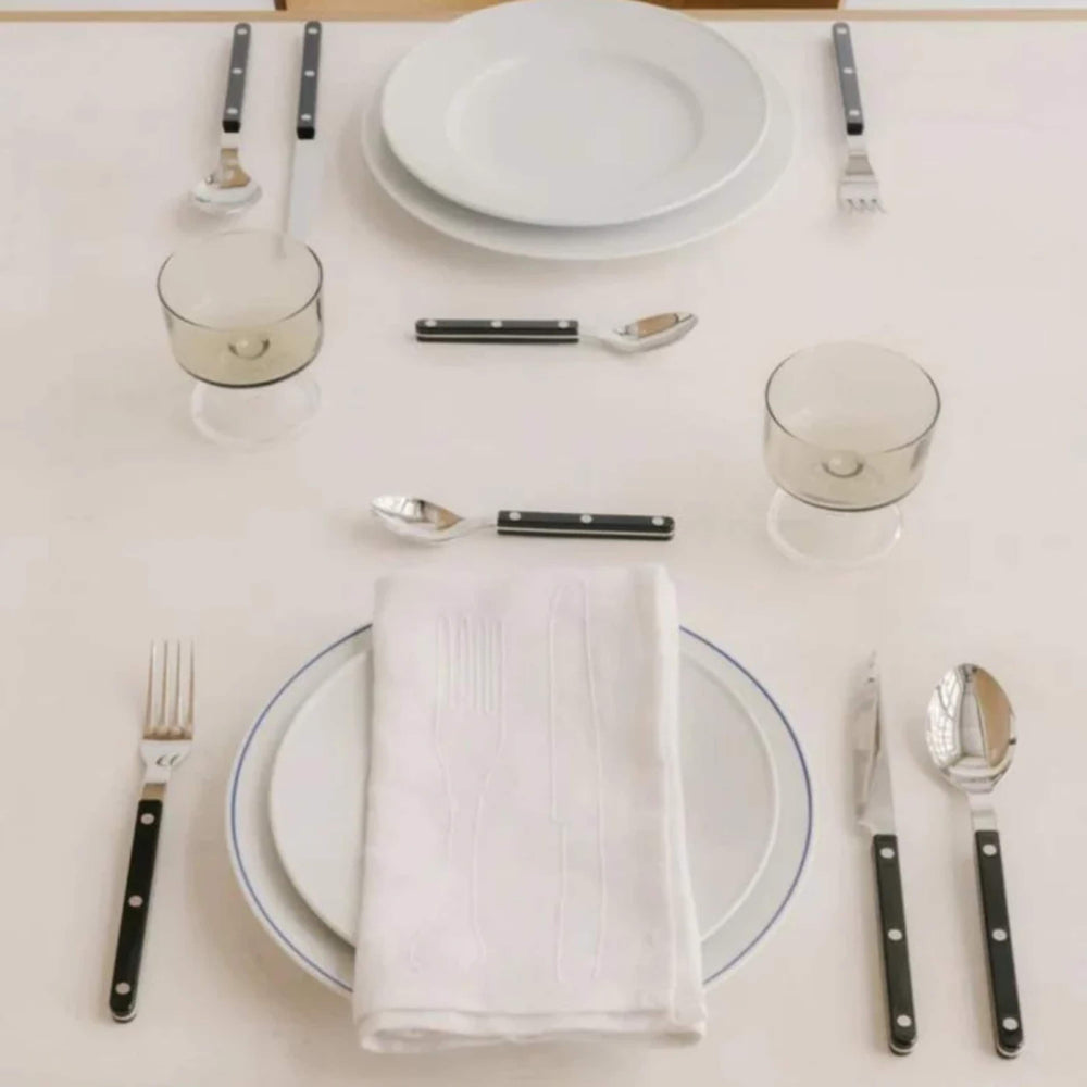 Sabre Paris Black Bistrot 4 Piece Cutlery Set in Gift Box
