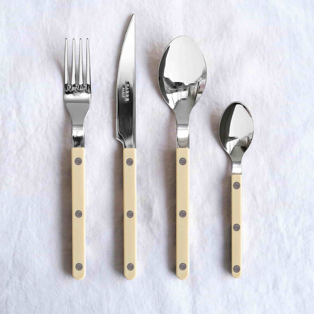 Sabre Paris Ivory Bistrot 4 Piece Cutlery Set in Gift Box
