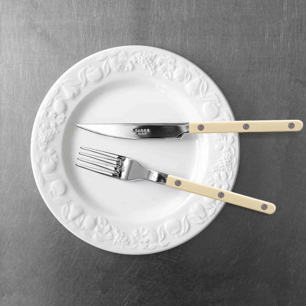 Sabre Paris Ivory Bistrot 4 Piece Cutlery Set in Gift Box