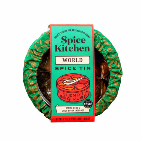 Spice Kitchen World Spice Tin with Silk Wrap, 850g
