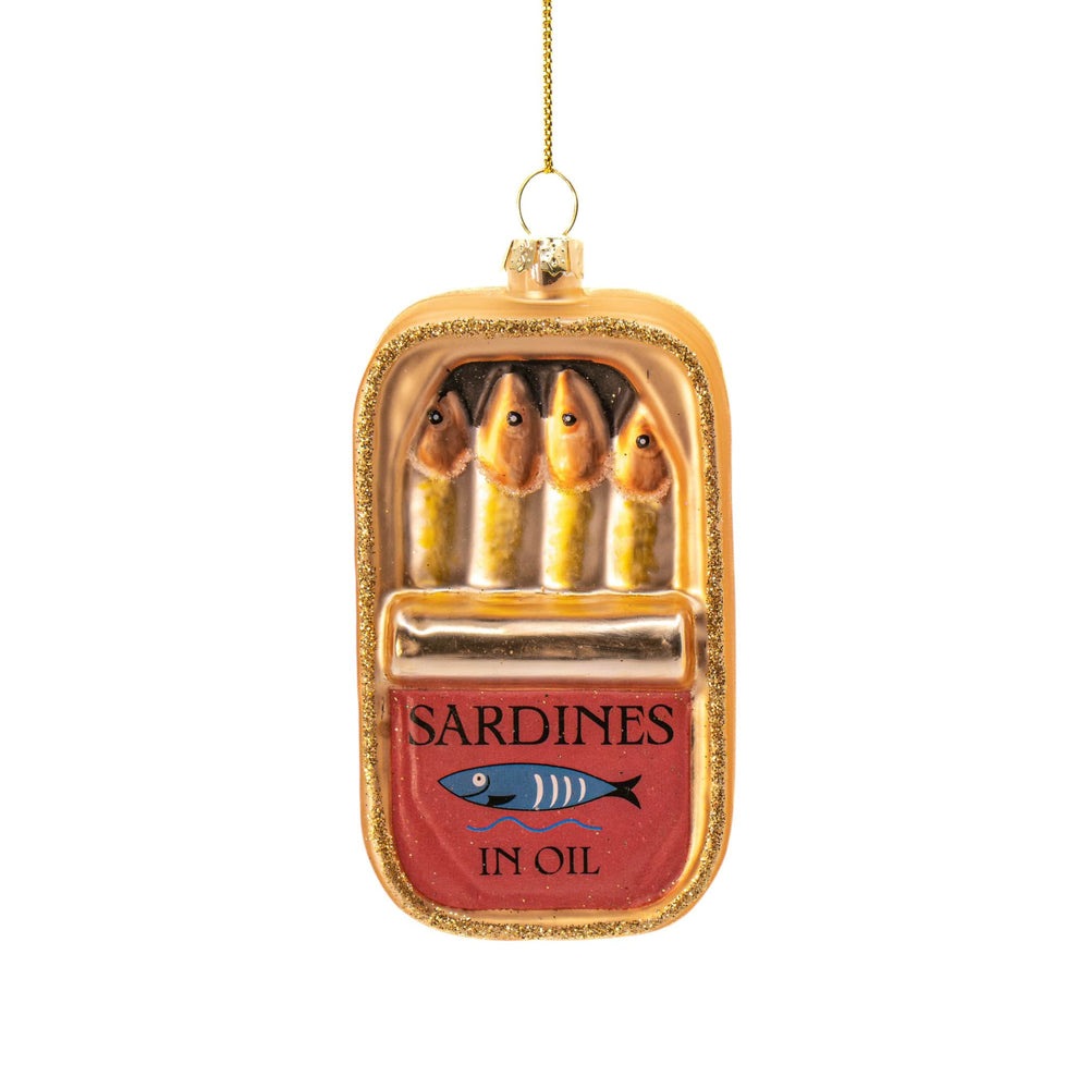 Tin of Sardines Bauble Tree Decoration