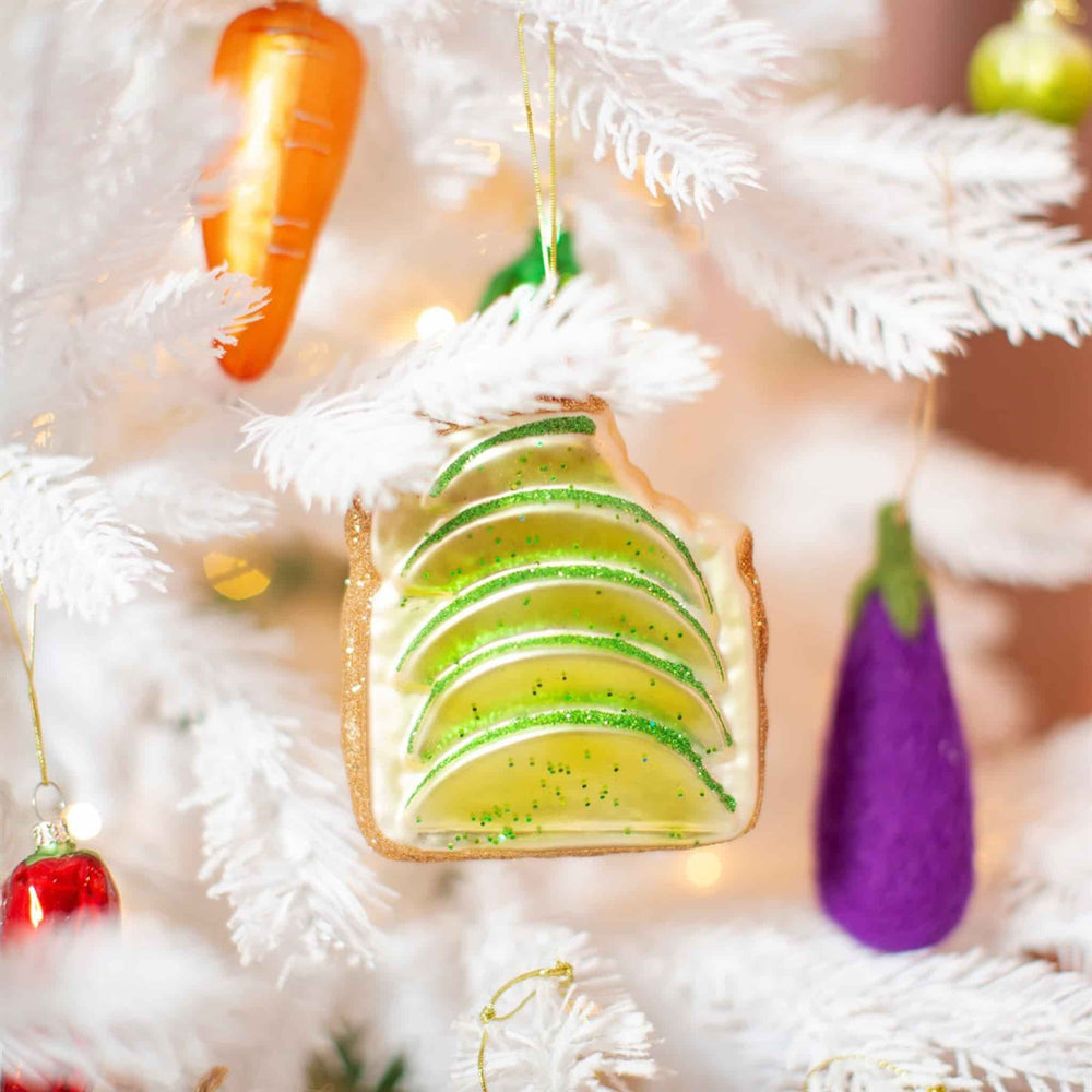 Avocado Toast Bauble Tree Decoration
