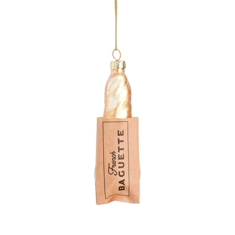 Baguette in a Bag Bauble Tree Decoration