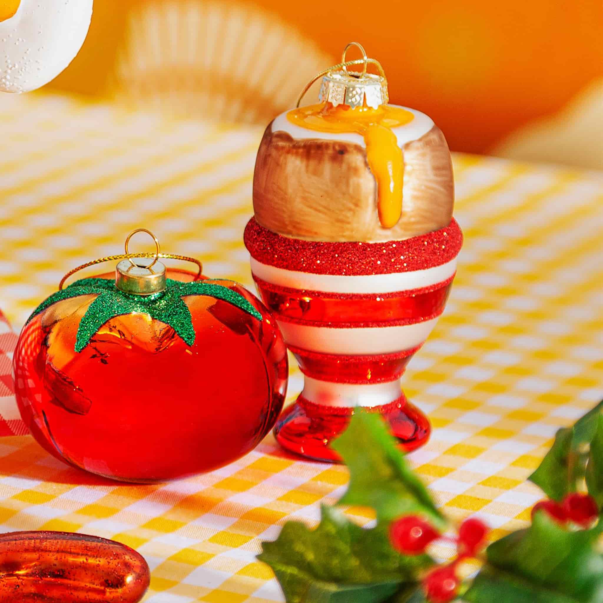 Runny Egg Bauble Tree Decoration