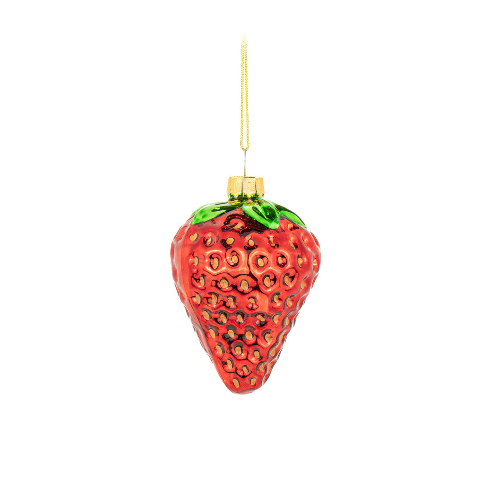 Strawberry Bauble Tree Decoration