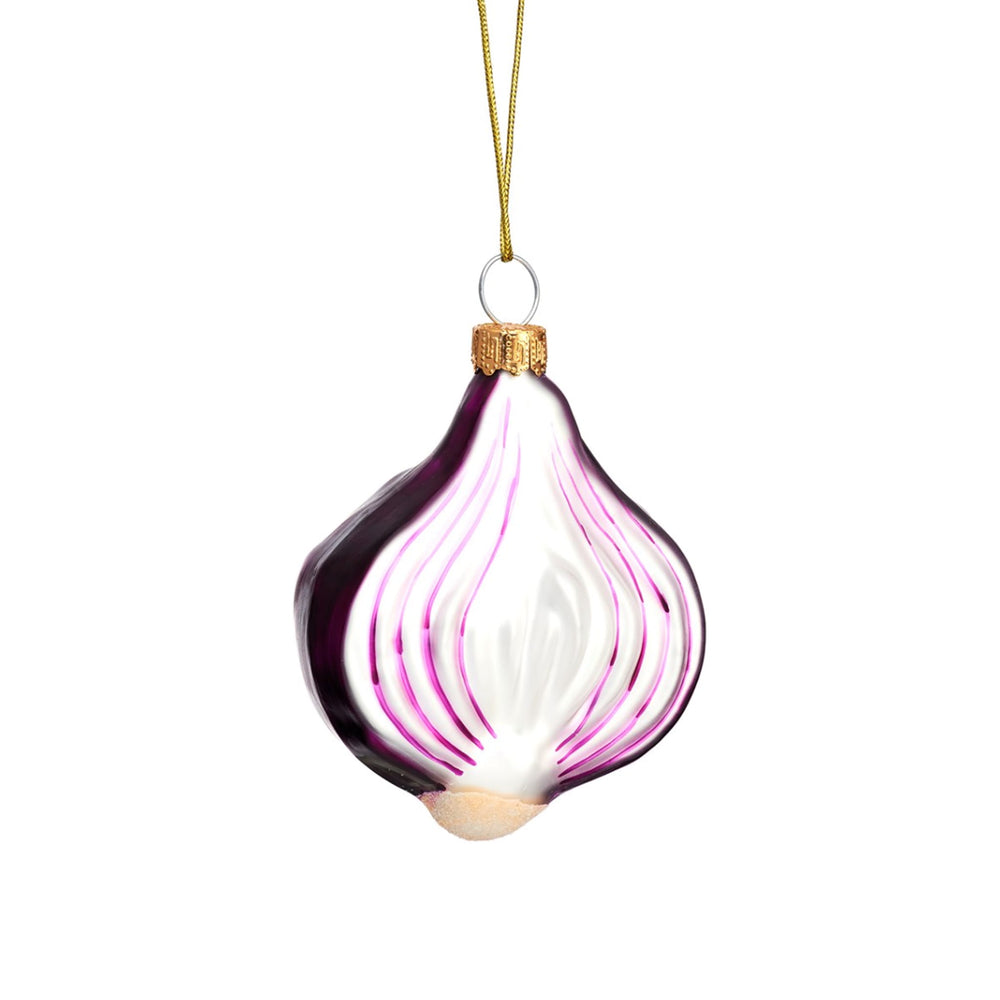 Red Onion Bauble Tree Decoration