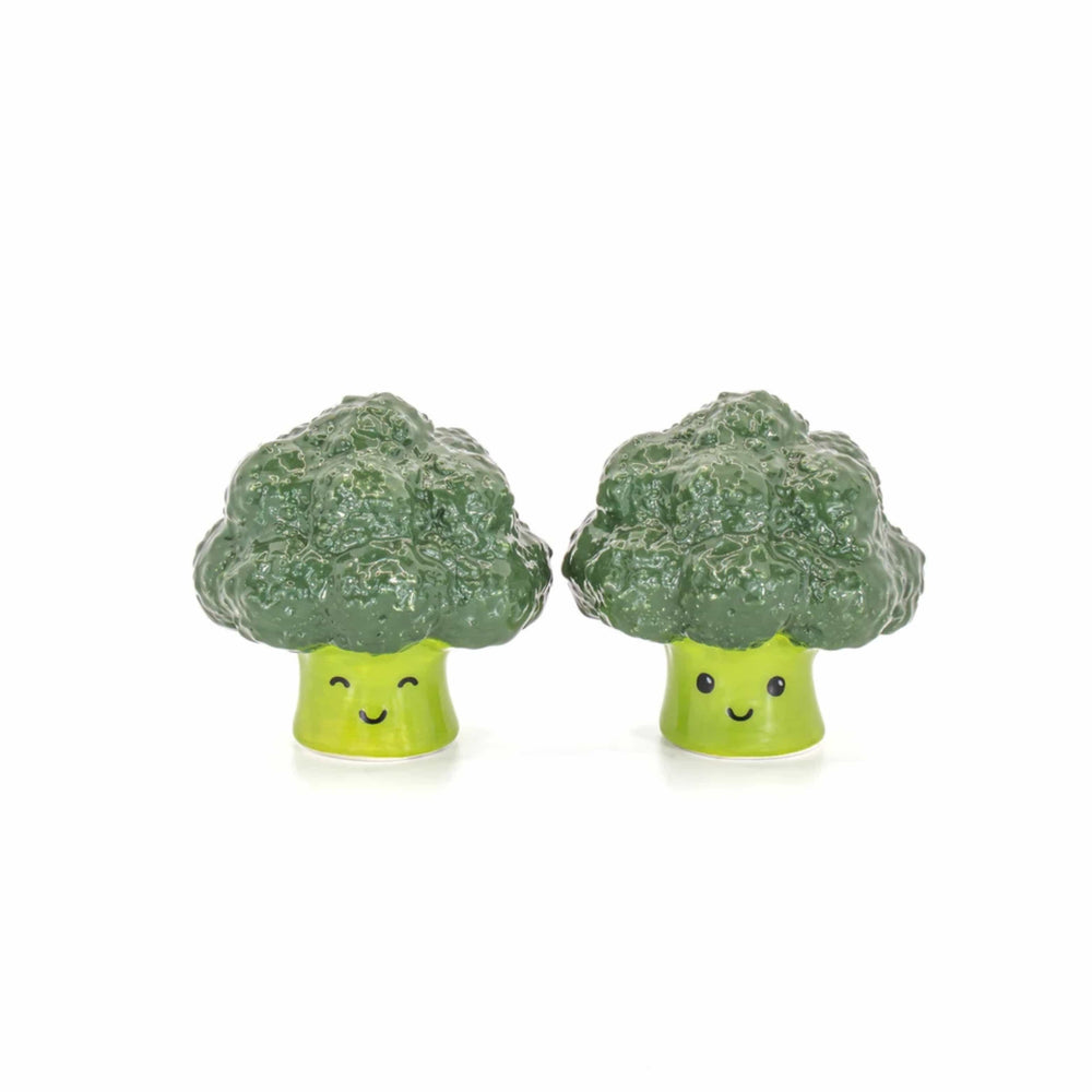 Broccoli Ceramic Salt & Pepper Shakers