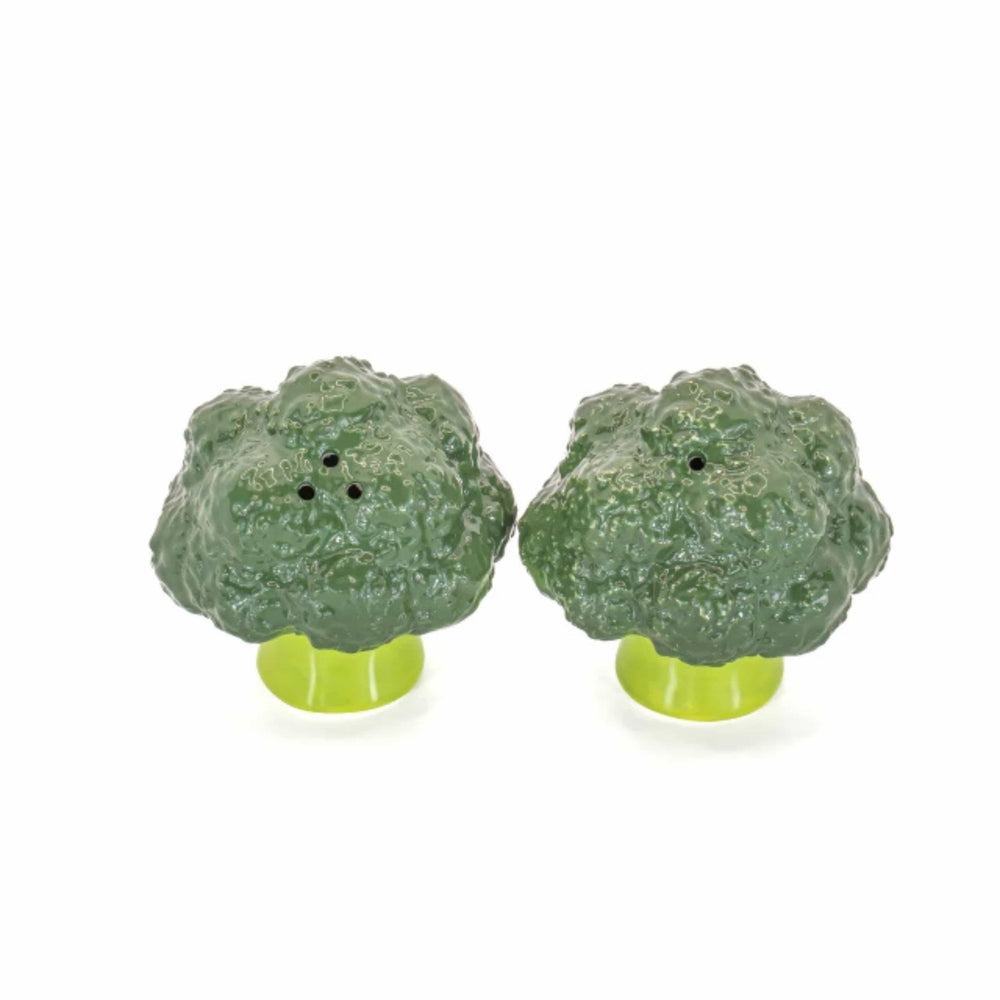Broccoli Ceramic Salt & Pepper Shakers