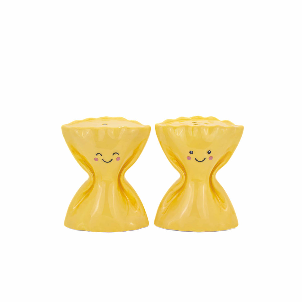 Pasta Farfalle Ceramic Salt & Pepper Shakers