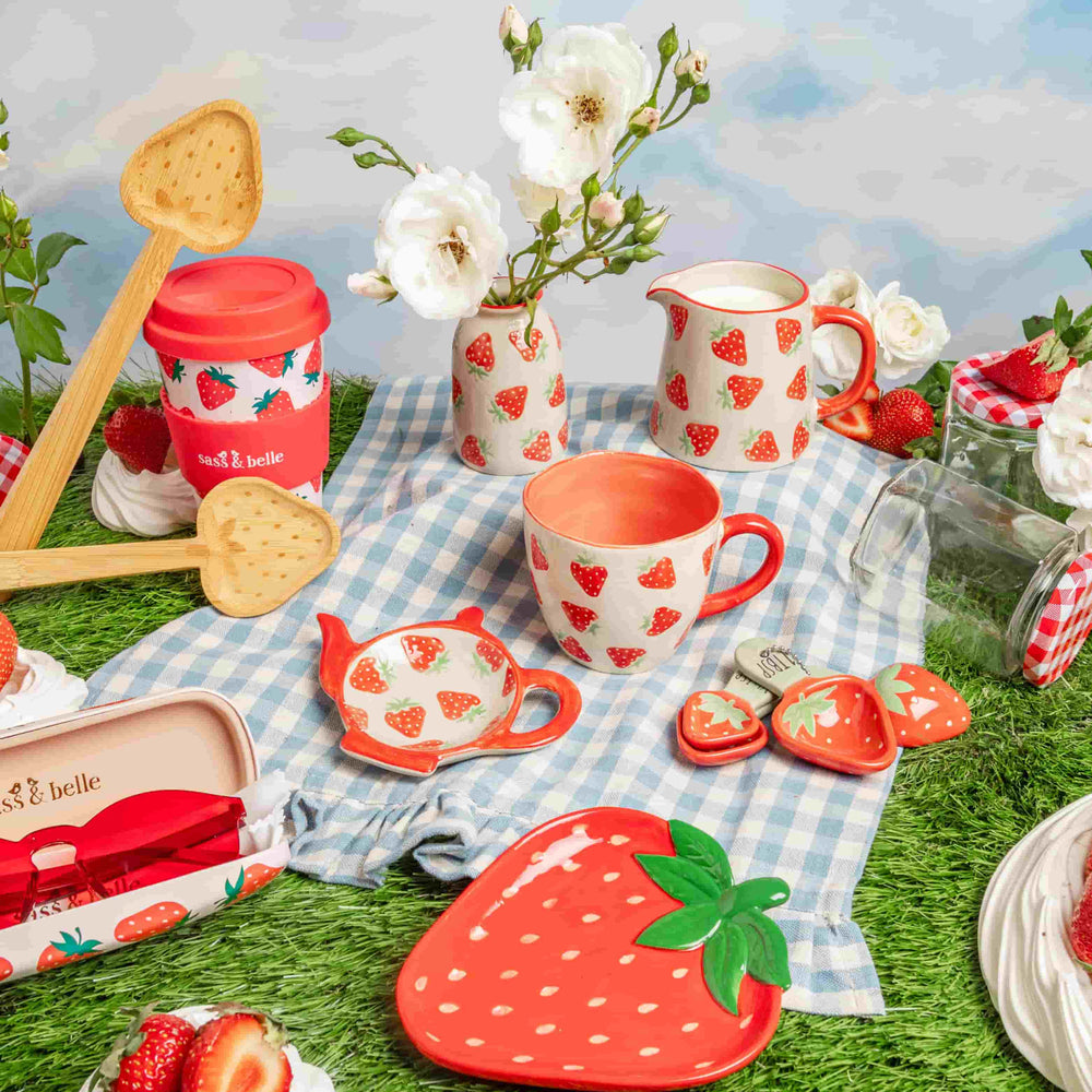 Strawberry Ceramic Measuring Spoons