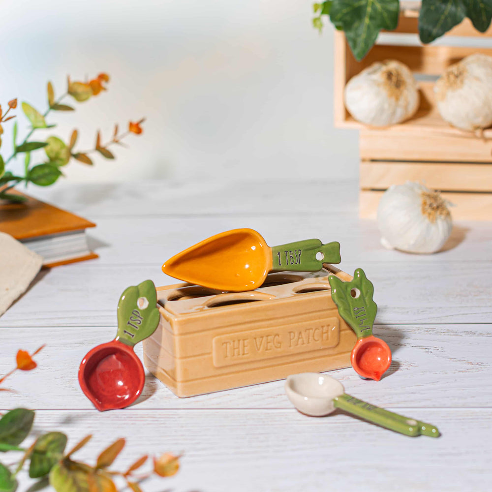 Vegetable Ceramic Measuring Spoons