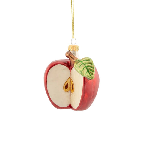 Red Apple Bauble Tree Decoration