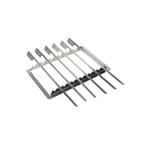Kasai Konro Stainless Steel Skewer Rack for Little Kasai Grill