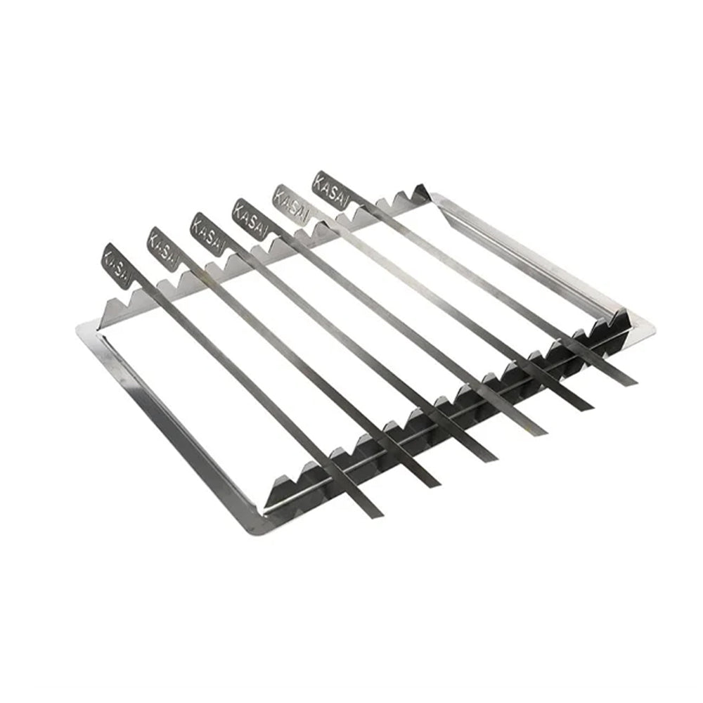 Kasai Konro Stainless Steel Skewer Rack for Medium Wide Kasai Grill