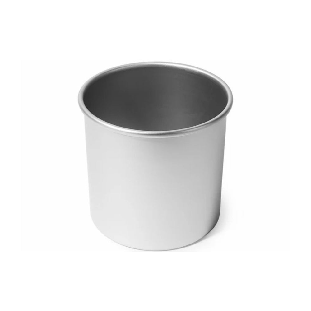 Silverwood Bakeware Silver Anodised Panettone Tin with Loose Base, 6in