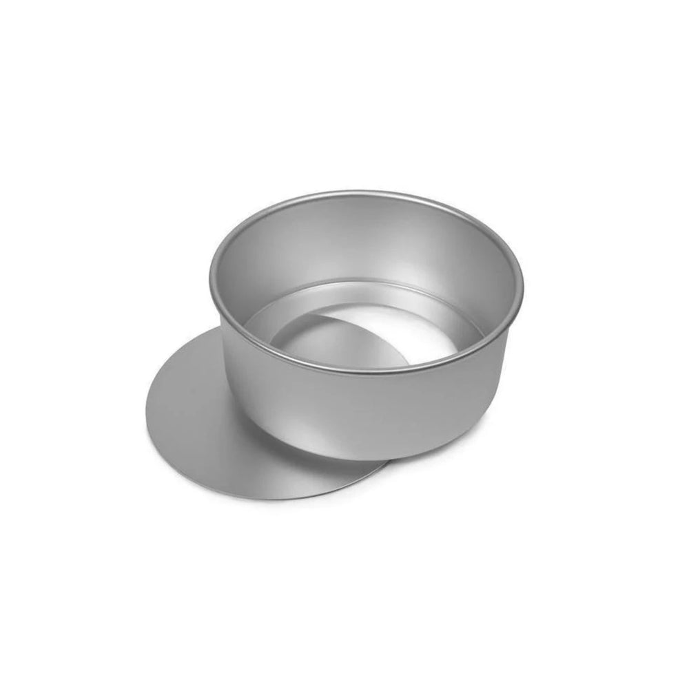 Silverwood Bakeware Silver Anodised Cake Tin with Loose Base, 8x3in
