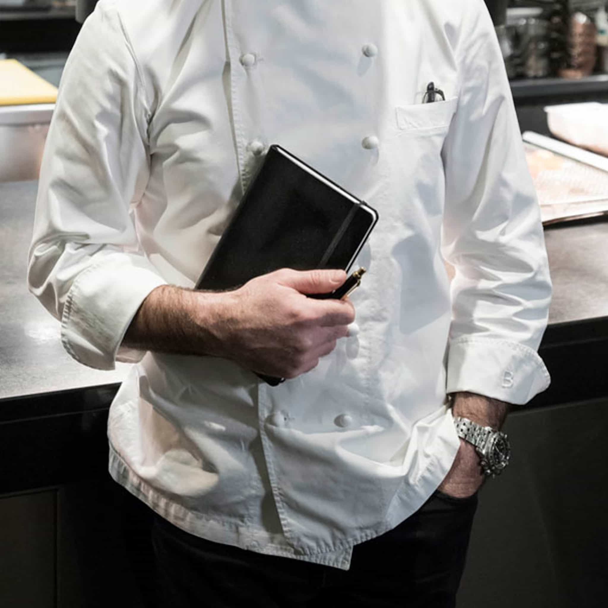 Chefs Note Book Stone Journal The Classic Black Chef's Notebook | Buy online UK – Sous ...