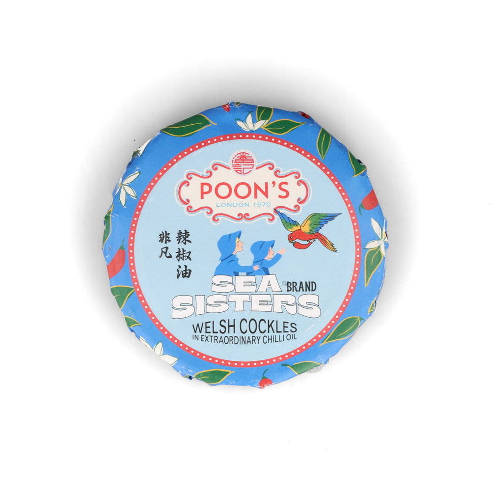 Sea Sisters x Poon's Limited Edition Welsh Cockles in Chilli Oil, 115g
