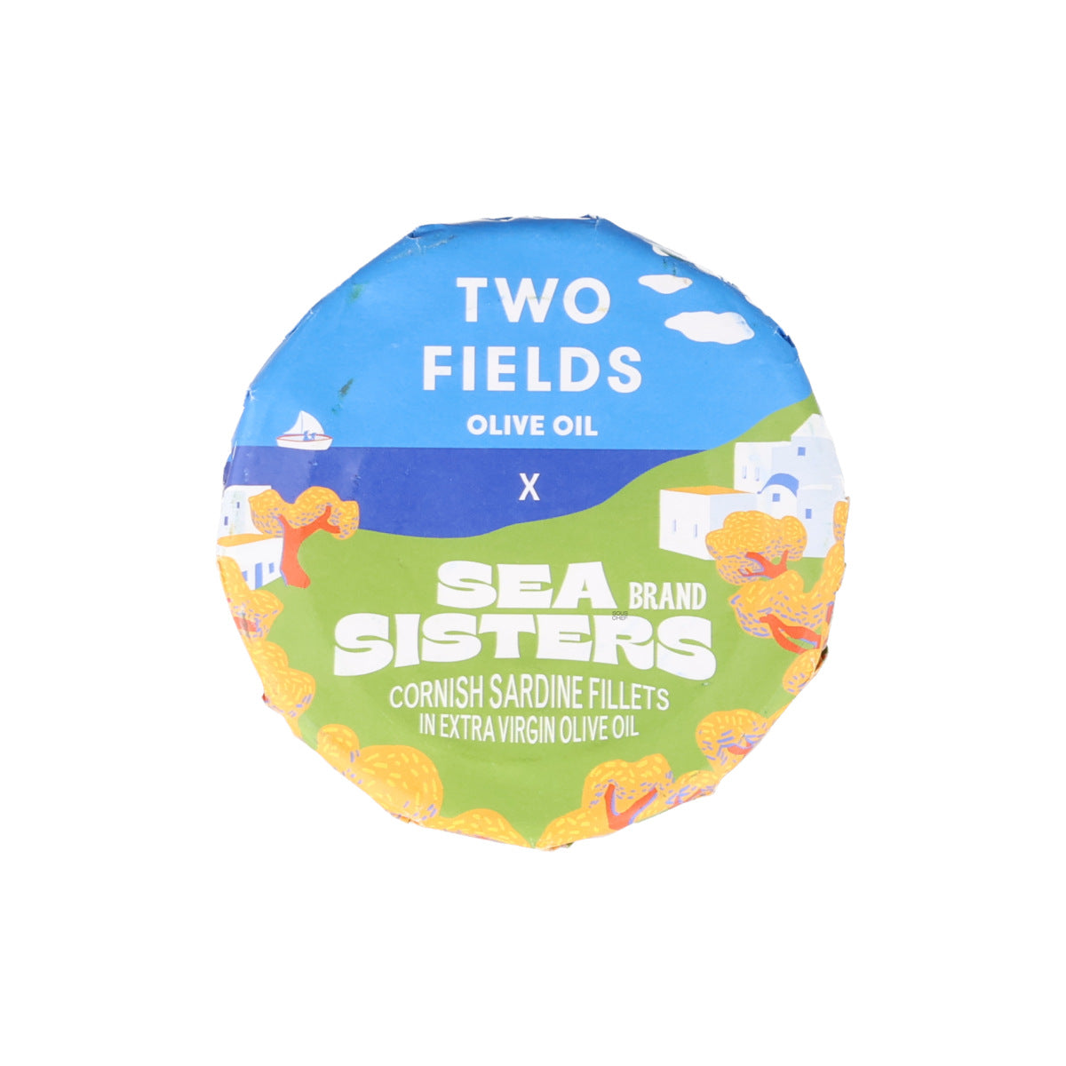 Two Fields x Sea Sisters Sardines in Extra Virgin Olive Oil, 120g