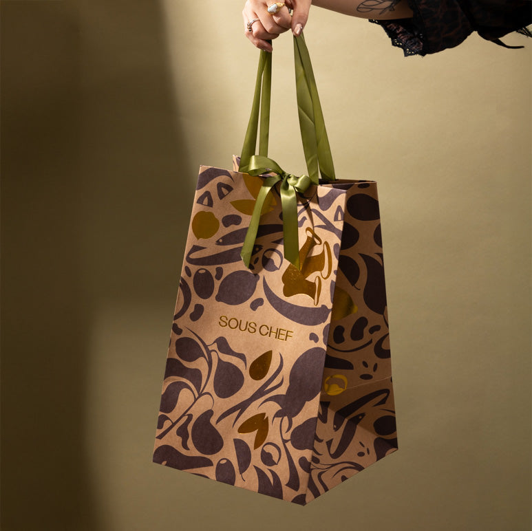 Sous Chef Large Paper & Ribbon Gift Bag