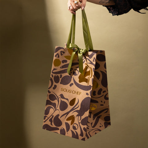 Sous Chef Large Paper & Ribbon Gift Bag