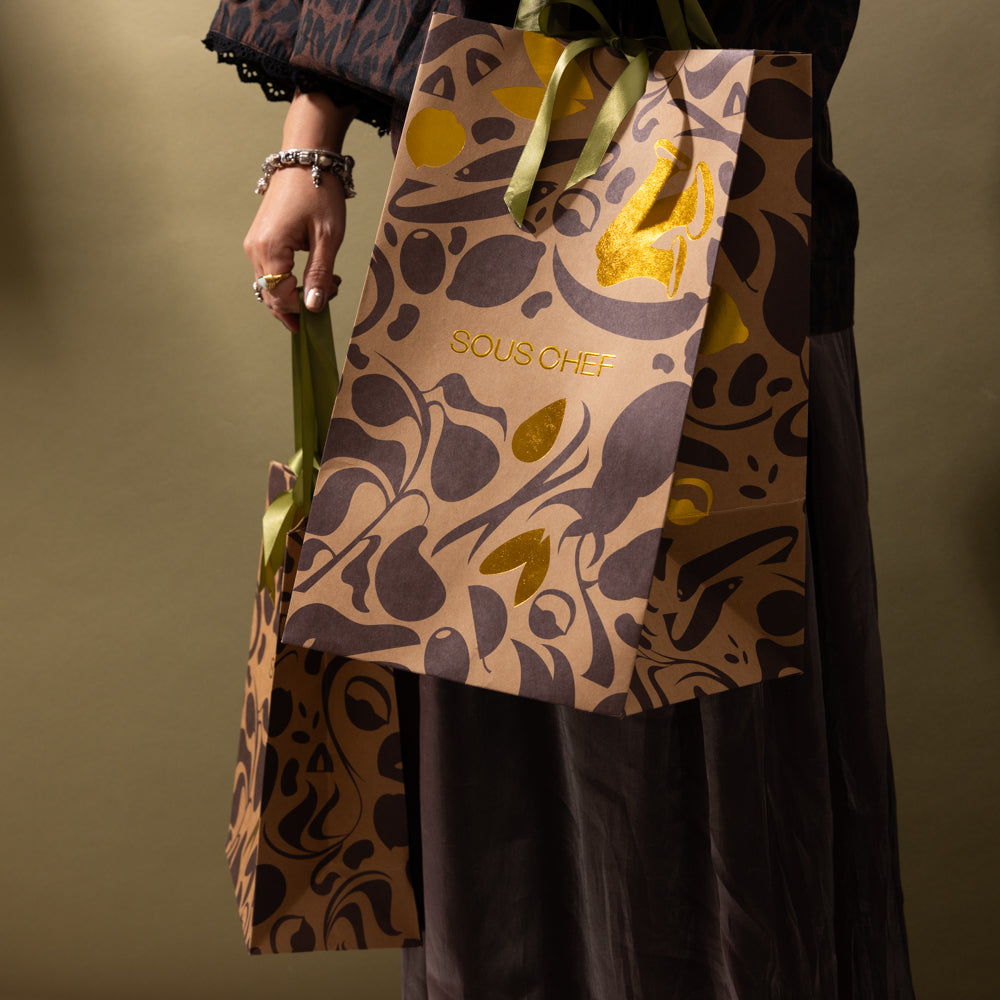 Sous Chef Large Paper & Ribbon Gift Bag