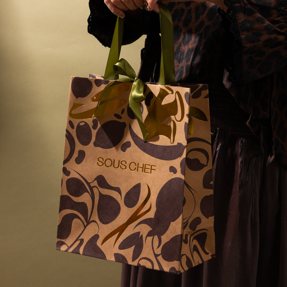 Sous Chef Medium Paper & Ribbon Gift Bag