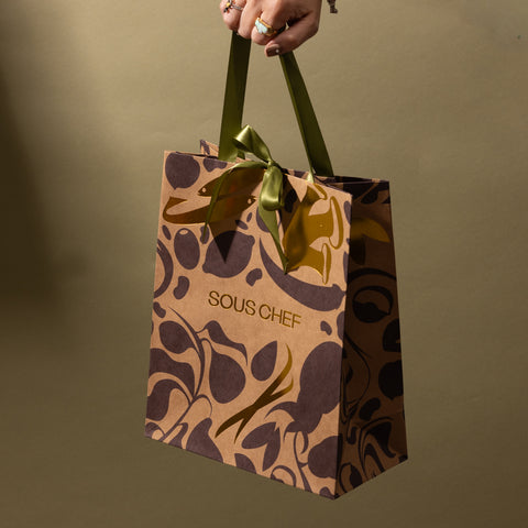 Sous Chef Medium Paper & Ribbon Gift Bag