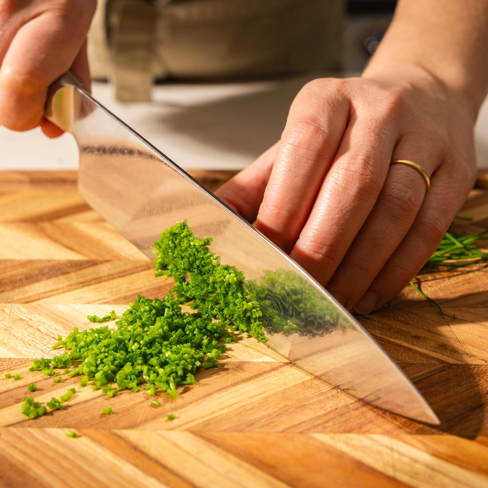 Sous Chef ARC Edge Damascus Steel Knife Duo