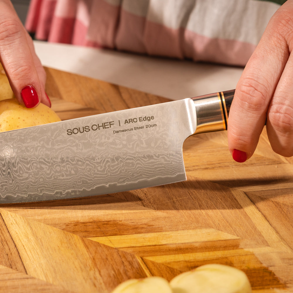 Sous Chef ARC Edge Damascus Steel Chef's Knife, 20cm